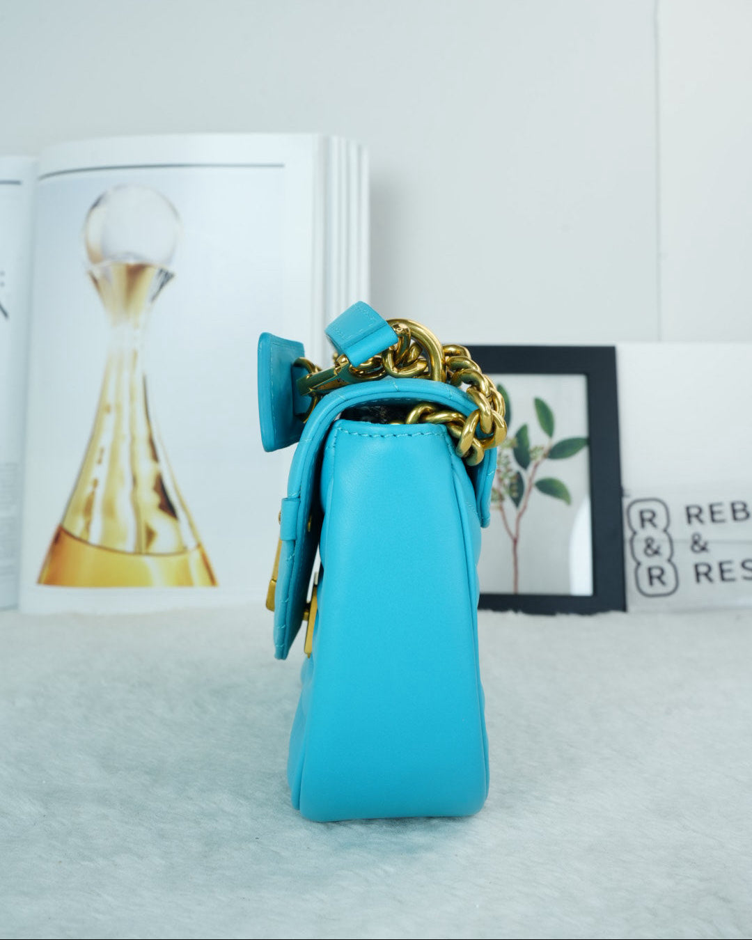 Louis Vuitton New Wave Chain Bag - Turquoise Blue - View 4