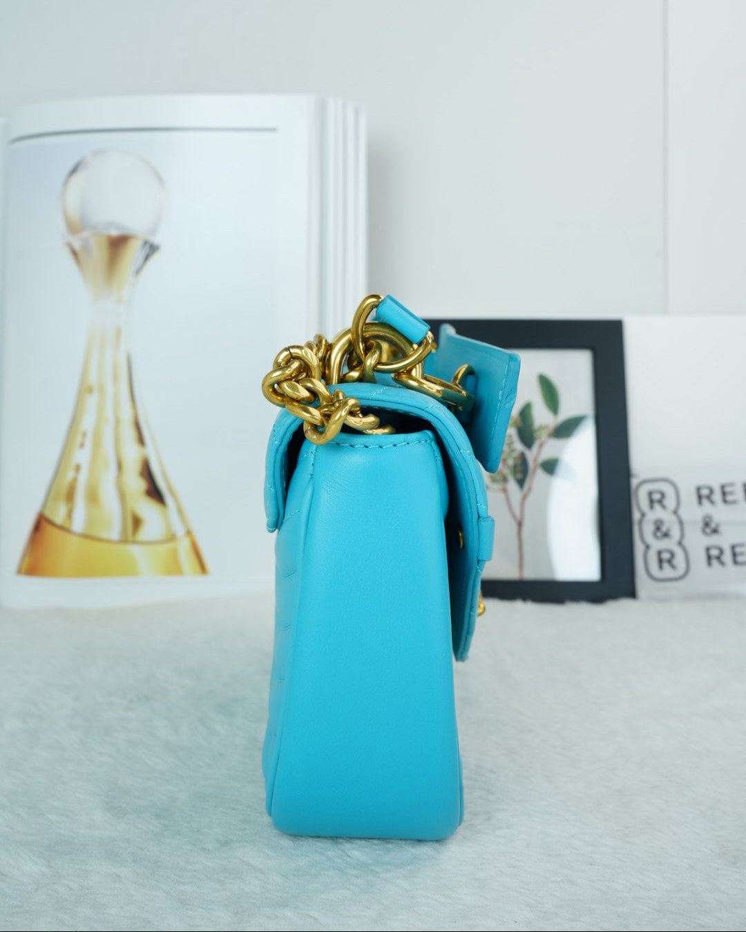 Louis Vuitton New Wave Chain Bag - Turquoise Blue - View 3