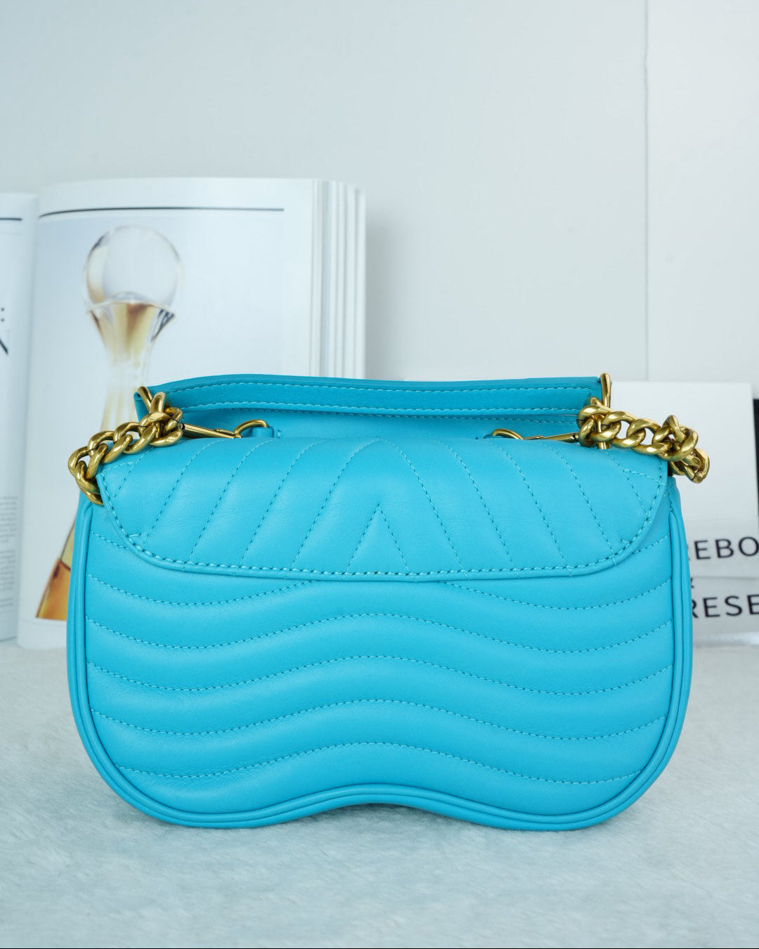 Louis Vuitton New Wave Chain Bag - Turquoise Blue - View 2