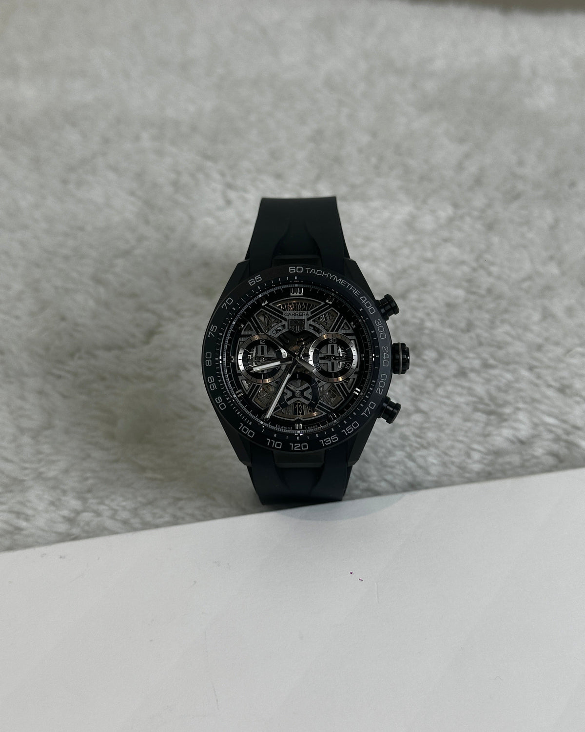 TAG Heuer Carrera Chronograph Watch - Black - View 1