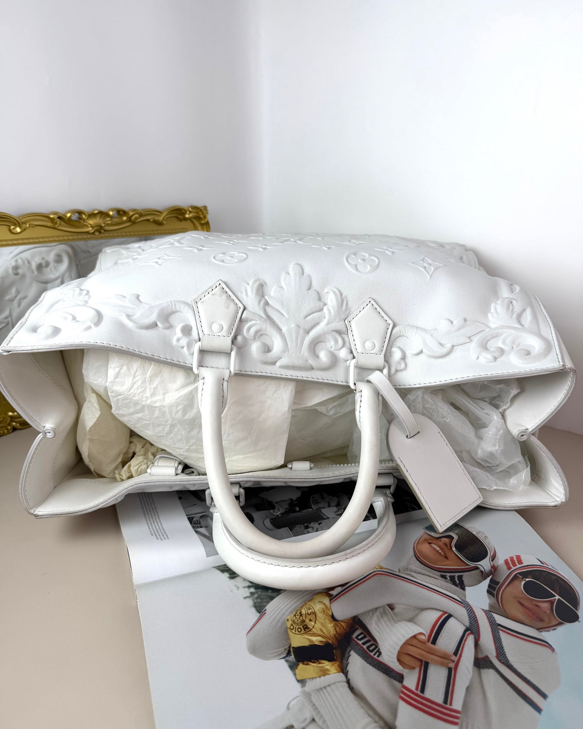 Louis Vuitton Sac Plat 24H Bag - Optic White - View 6