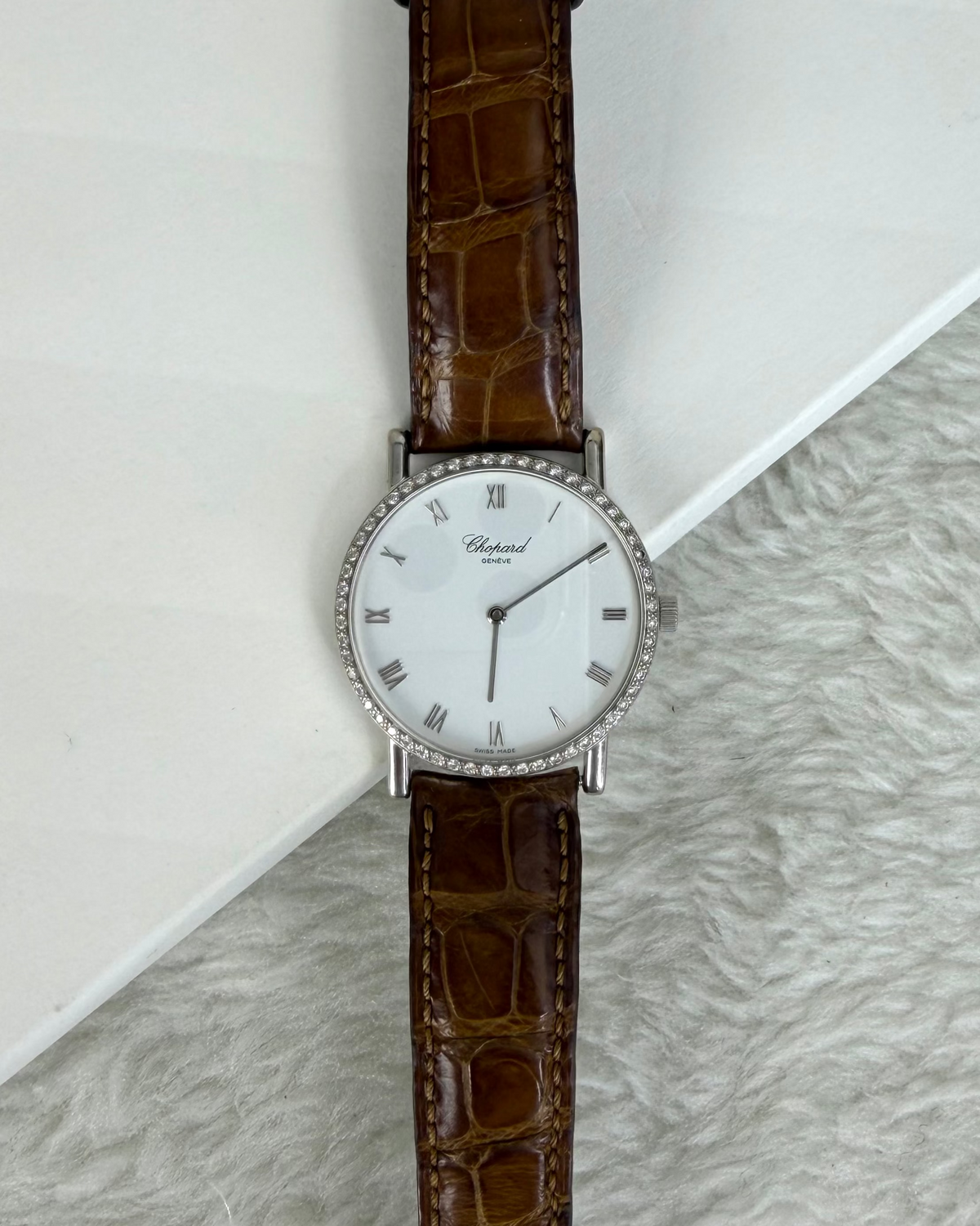 Chopard Classic Watch - Brown, White Gold - View 1