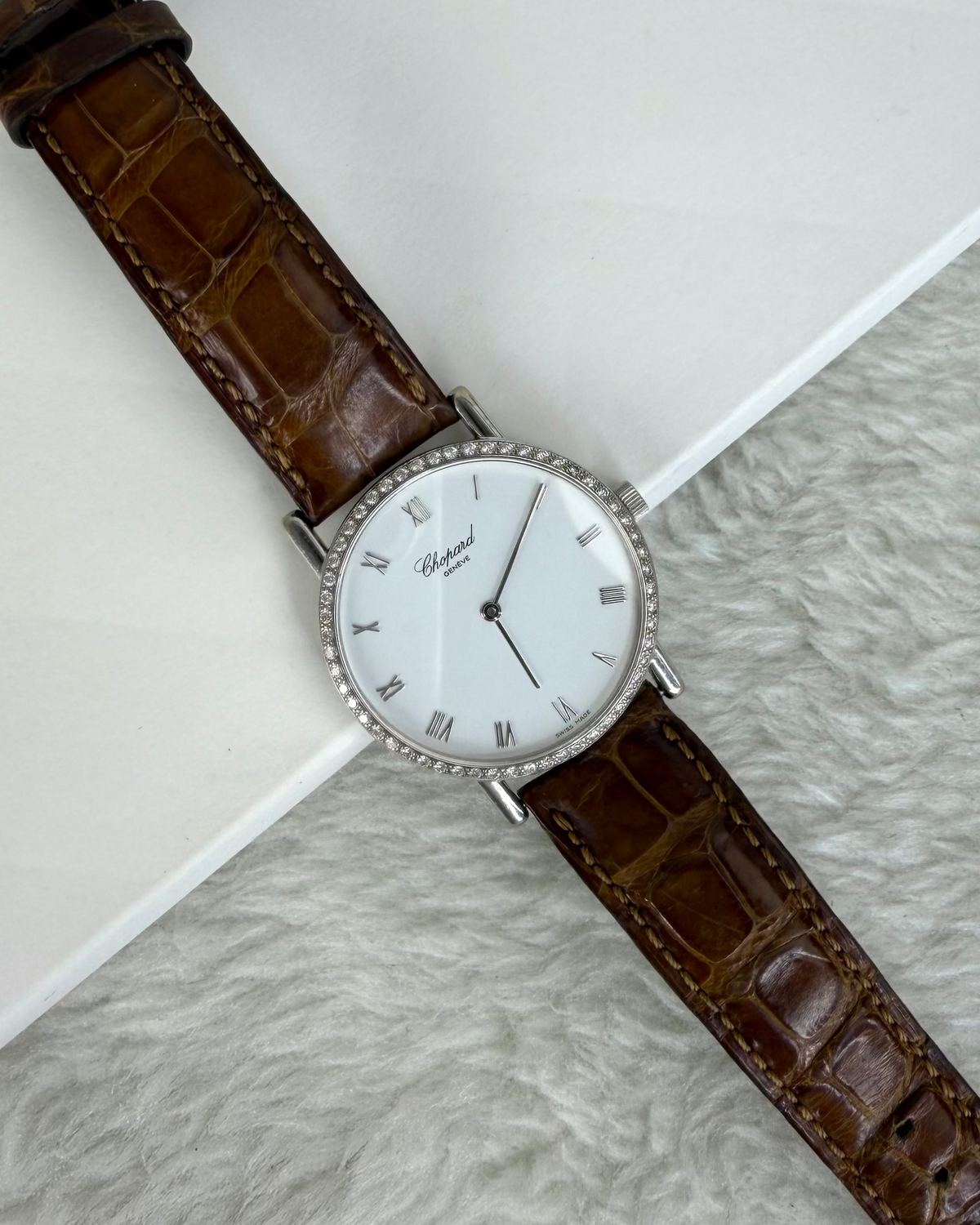 Chopard Classic Watch - Brown, White Gold - View 2