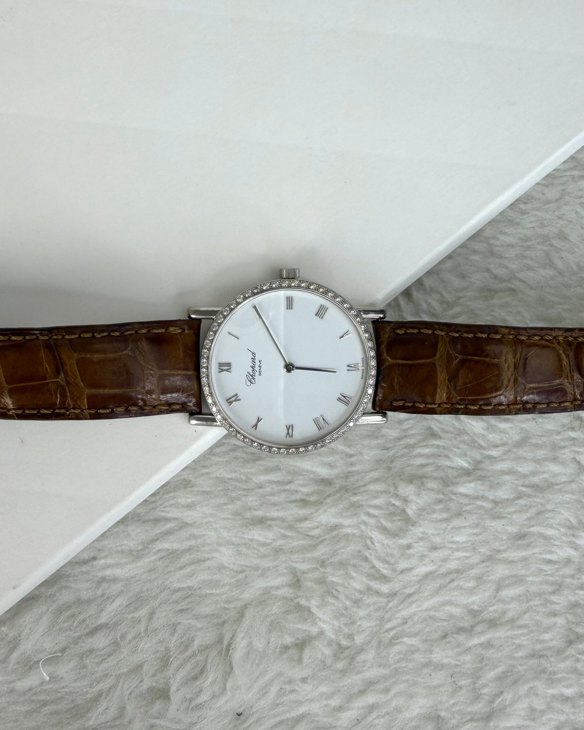 Chopard Classic Watch - Brown, White Gold - View 3