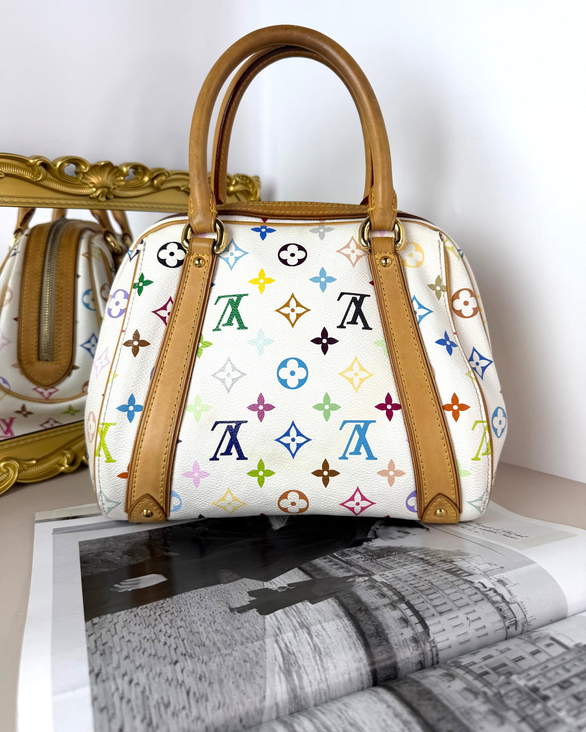Louis Vuitton Monogram Multicolore Priscilla Bag - White Multicolour/ Blanc - View 2