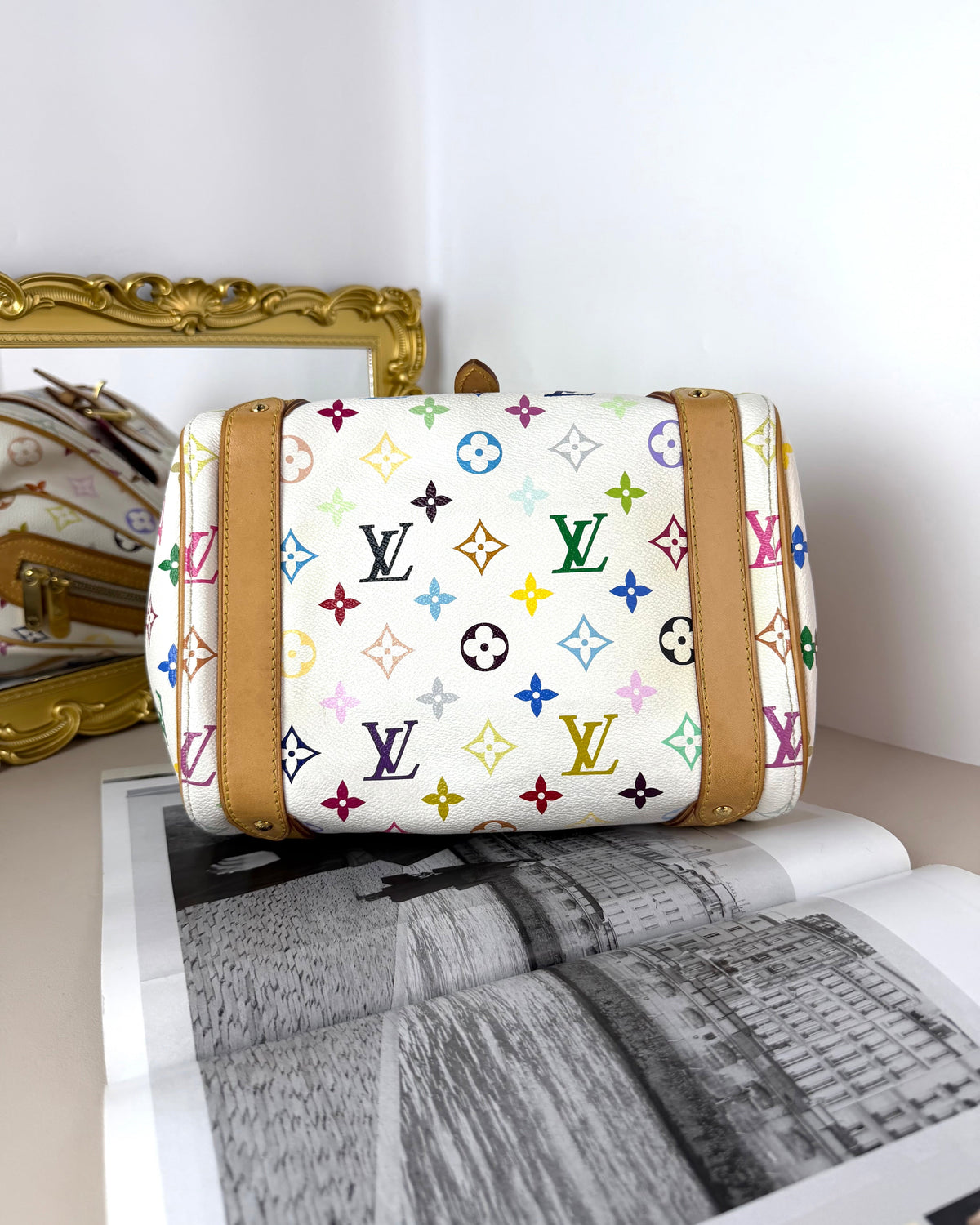 Louis Vuitton Monogram Multicolore Priscilla Bag - White Multicolour/ Blanc - View 5