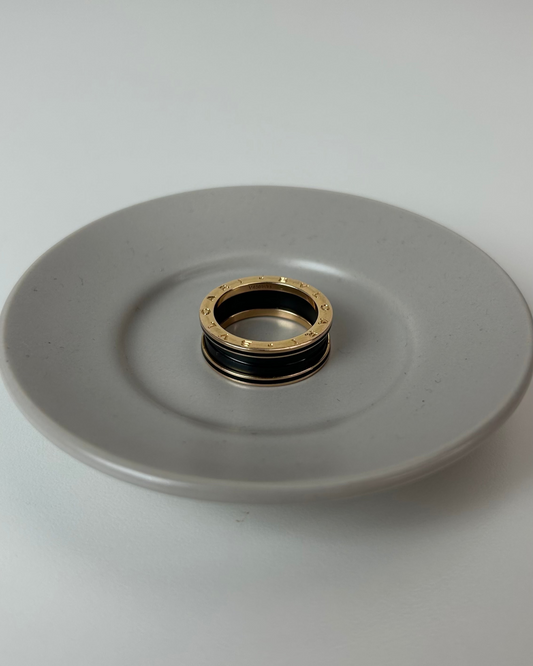 Bvlgari B.zero1 Ring - Black And Rose Gold - View 1