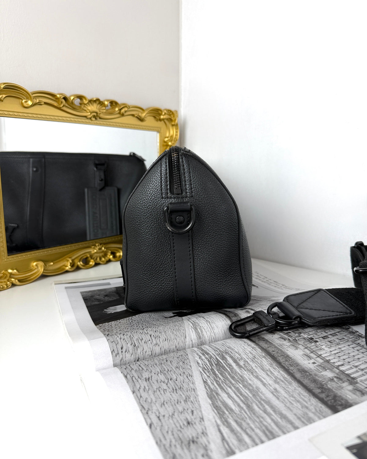 Louis Vuitton City Keepall Bag - Black - View 3
