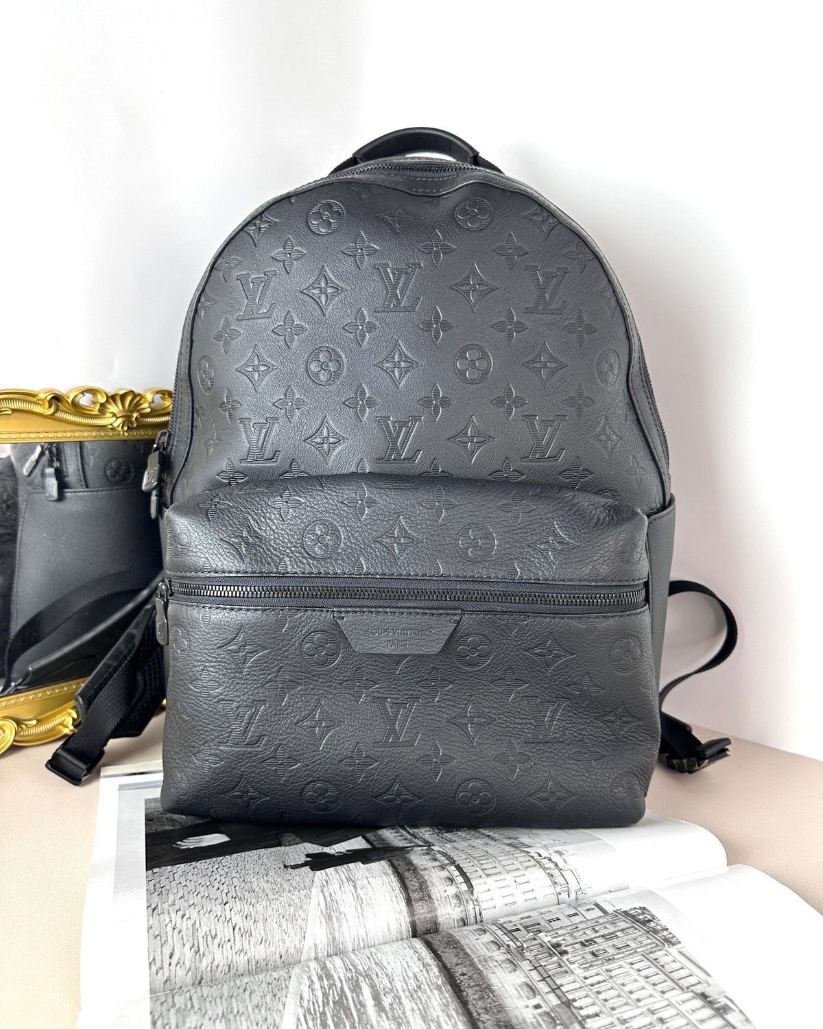 Louis Vuitton Discovery Backpack PM - Monogram Shadow Black - View 1