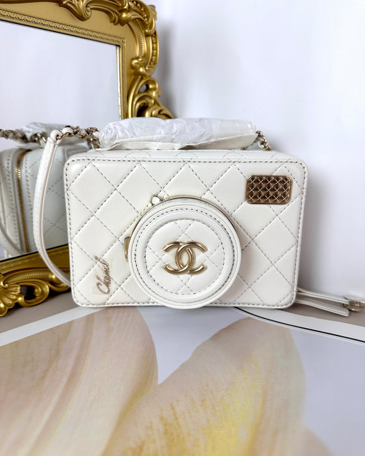 Chanel Camera Case - White - View 1