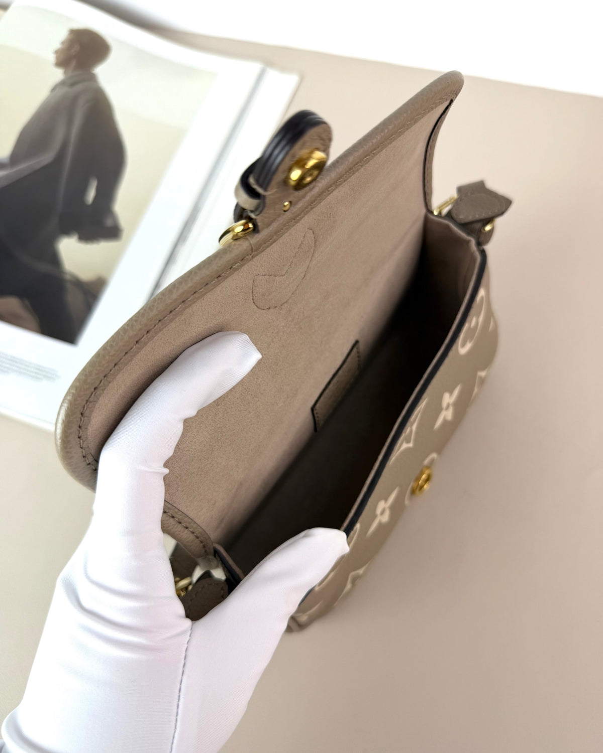 Louis Vuitton Nano Diane Bag - Tourterelle, Cream - View 7