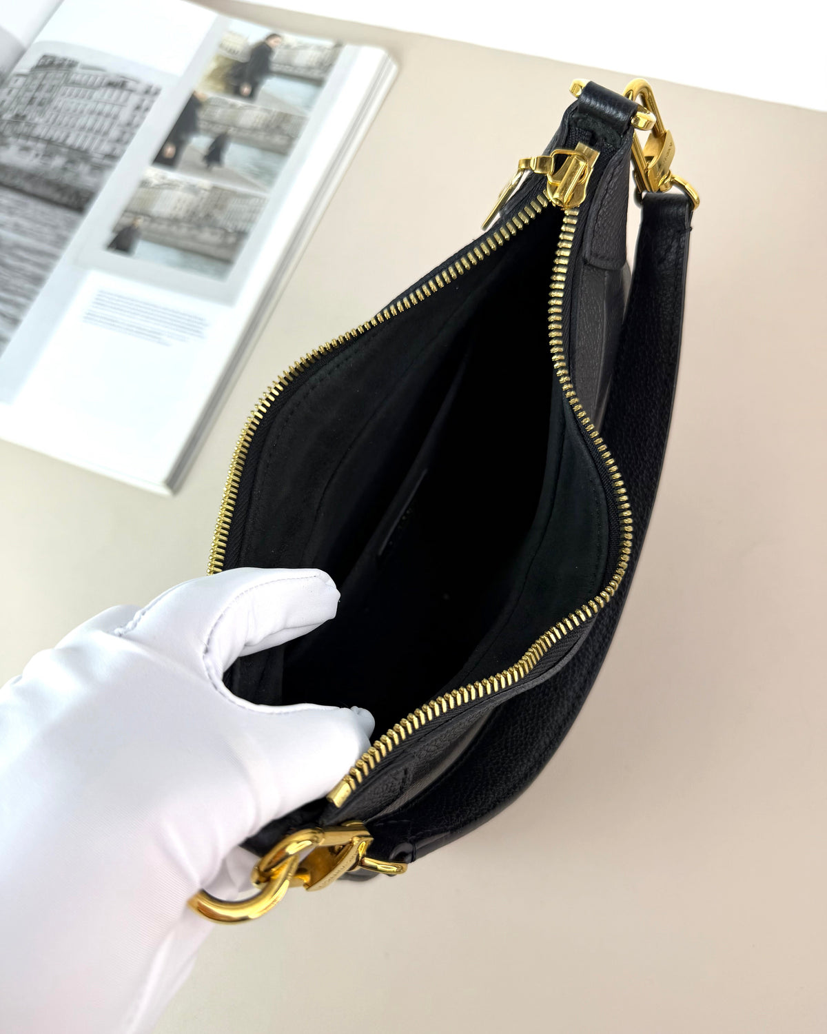 Louis Vuitton Bagatelle NM Bag - Black - View 7