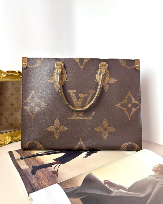 Louis Vuitton OnTheGo MM Bag - Monogram Reverse - View 1