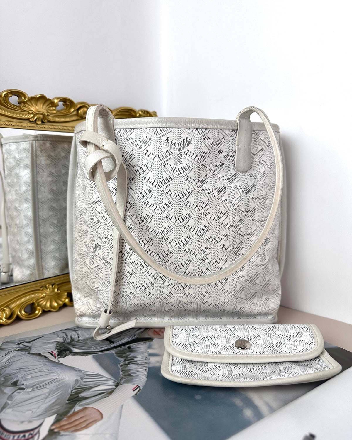 Goyard Anjou Tote Mini - White - View 1