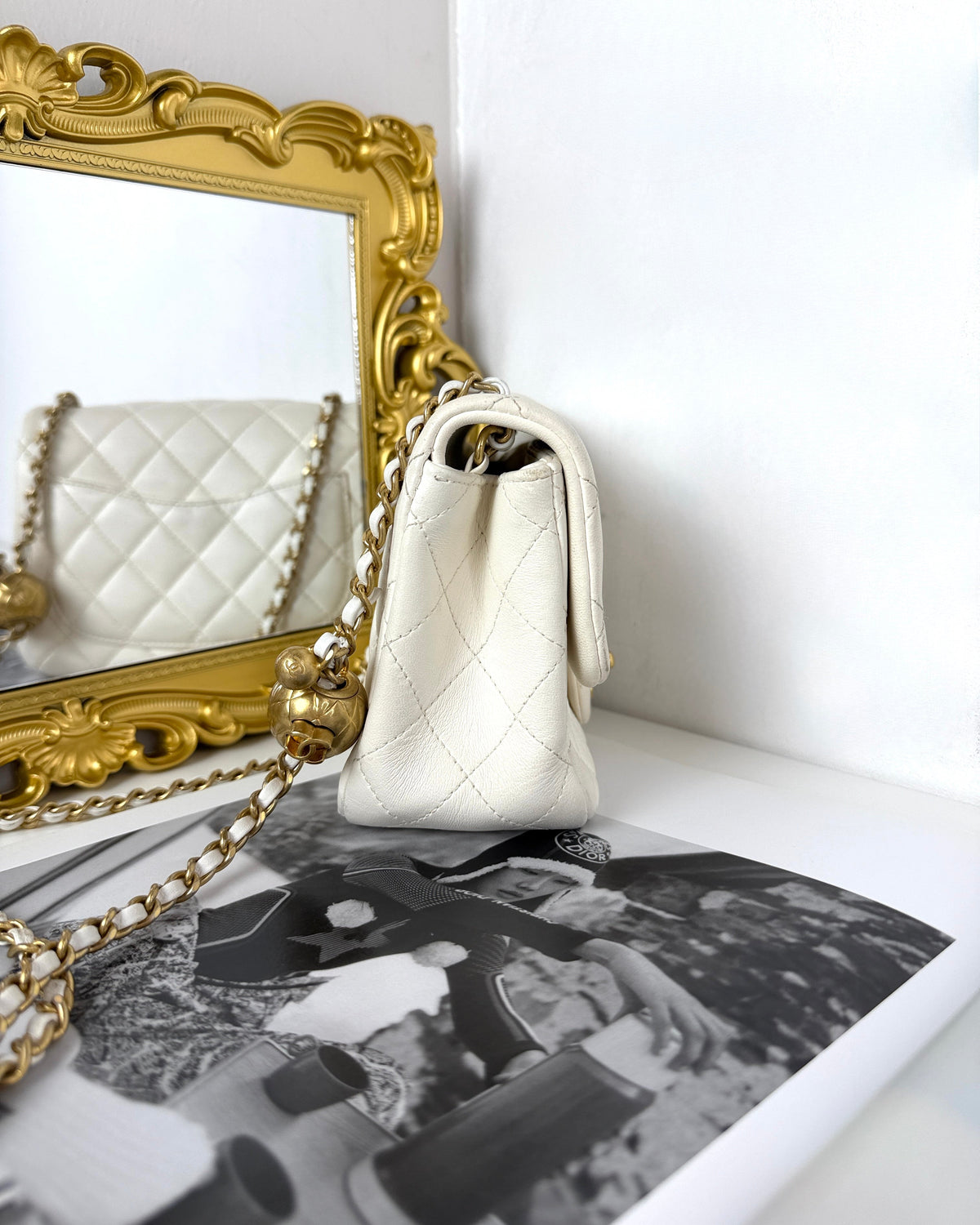 Chanel Mini Square Pearl Crush Flap Bag - View 3