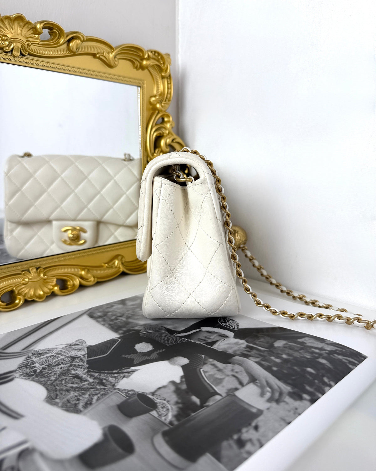 Chanel Mini Square Pearl Crush Flap Bag - View 4
