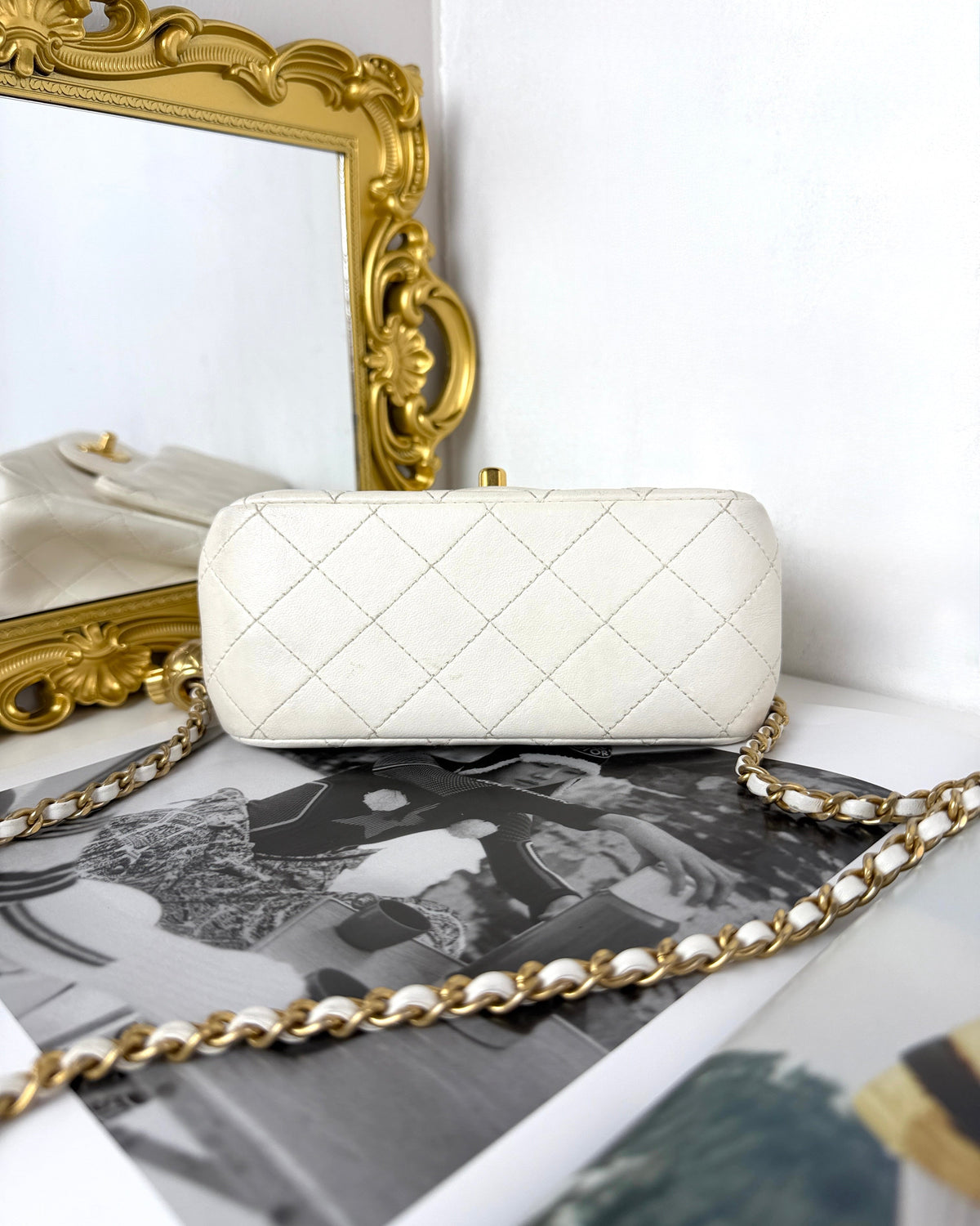 Chanel Mini Square Pearl Crush Flap Bag - View 5