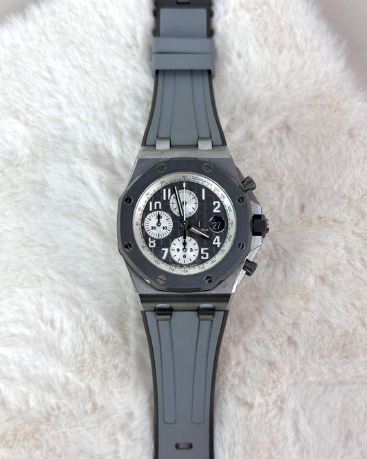 Audemars Piguet Royal Oak Offshore Selfwinding Chronograph Watch - Grey, Slate Grey - View 1