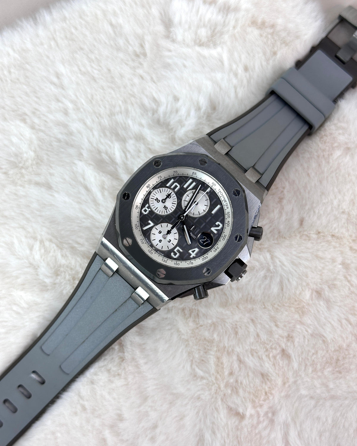 Audemars Piguet Royal Oak Offshore Selfwinding Chronograph Watch - Grey, Slate Grey - View 2