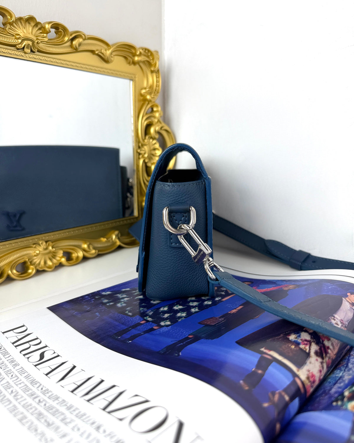 Louis Vuitton Takeoff Small Messenger Bag - Denim Blue - View 3