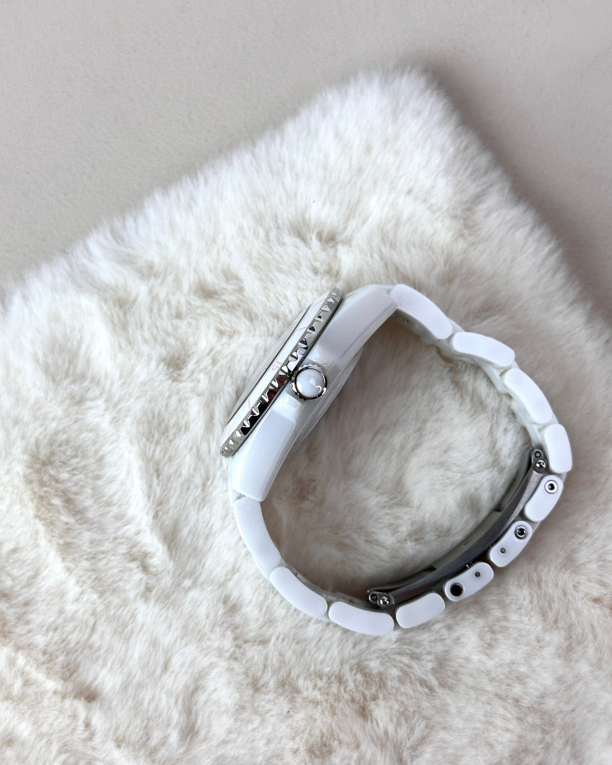 Chanel J12 Pink Blush Watch - White And Powder Pink - View 6