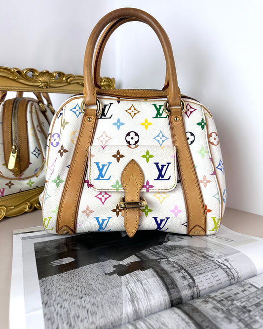 Louis Vuitton Monogram Multicolore Priscilla Bag - White Multicolour/ Blanc - View 1