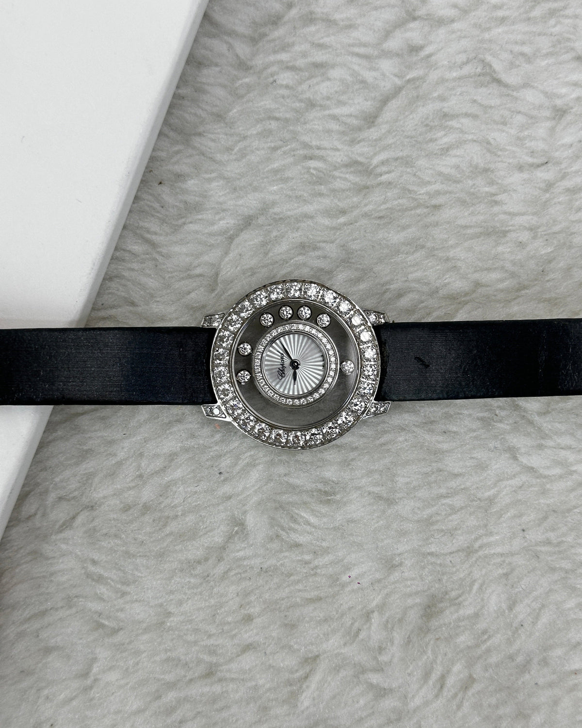 Chopard Happy Diamonds Watch - Silver, Black - View 4