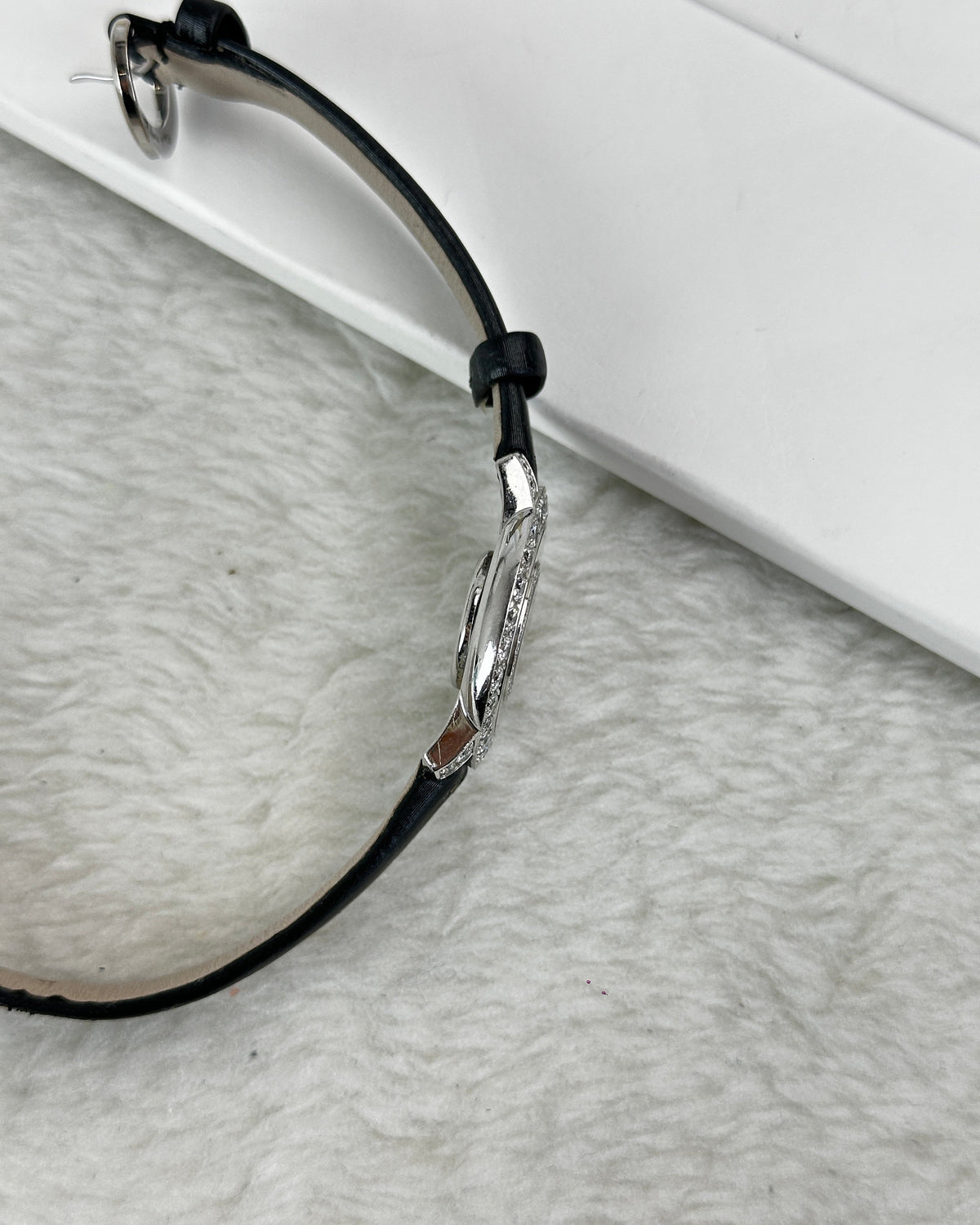 Chopard Happy Diamonds Watch - Silver, Black - View 6