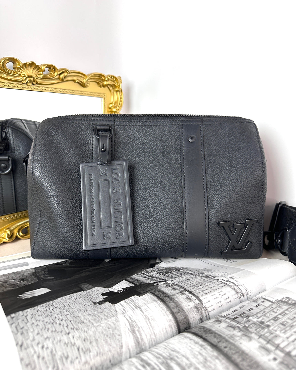 Louis Vuitton City Keepall Bag - Black - View 1