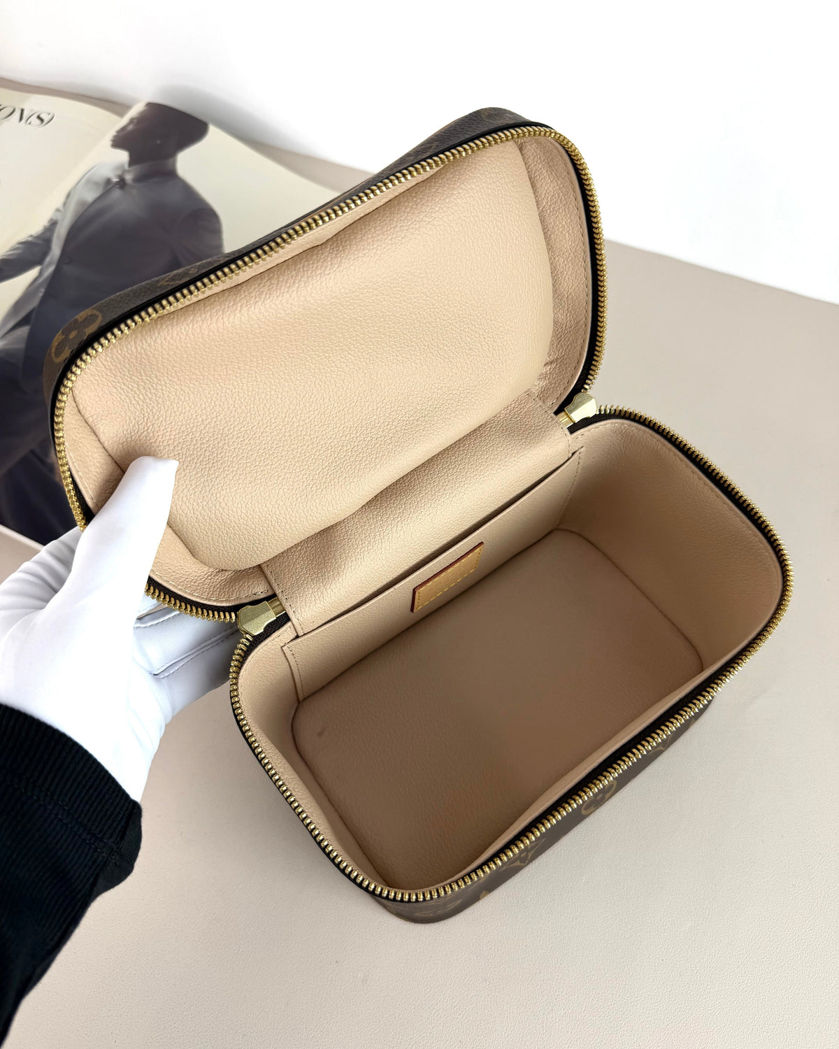 Louis Vuitton Nice Mini Monogram Canvas Toiletry Pouch - Brown, Monogram - View 7
