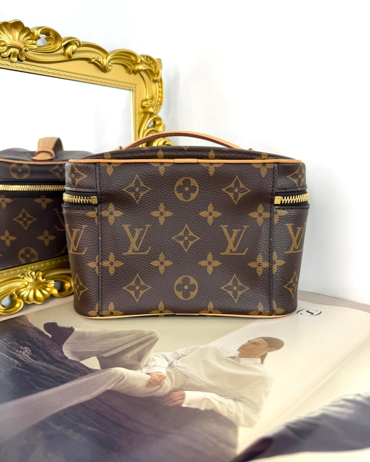 Louis Vuitton Nice Mini Monogram Canvas Toiletry Pouch - Brown, Monogram - View 2