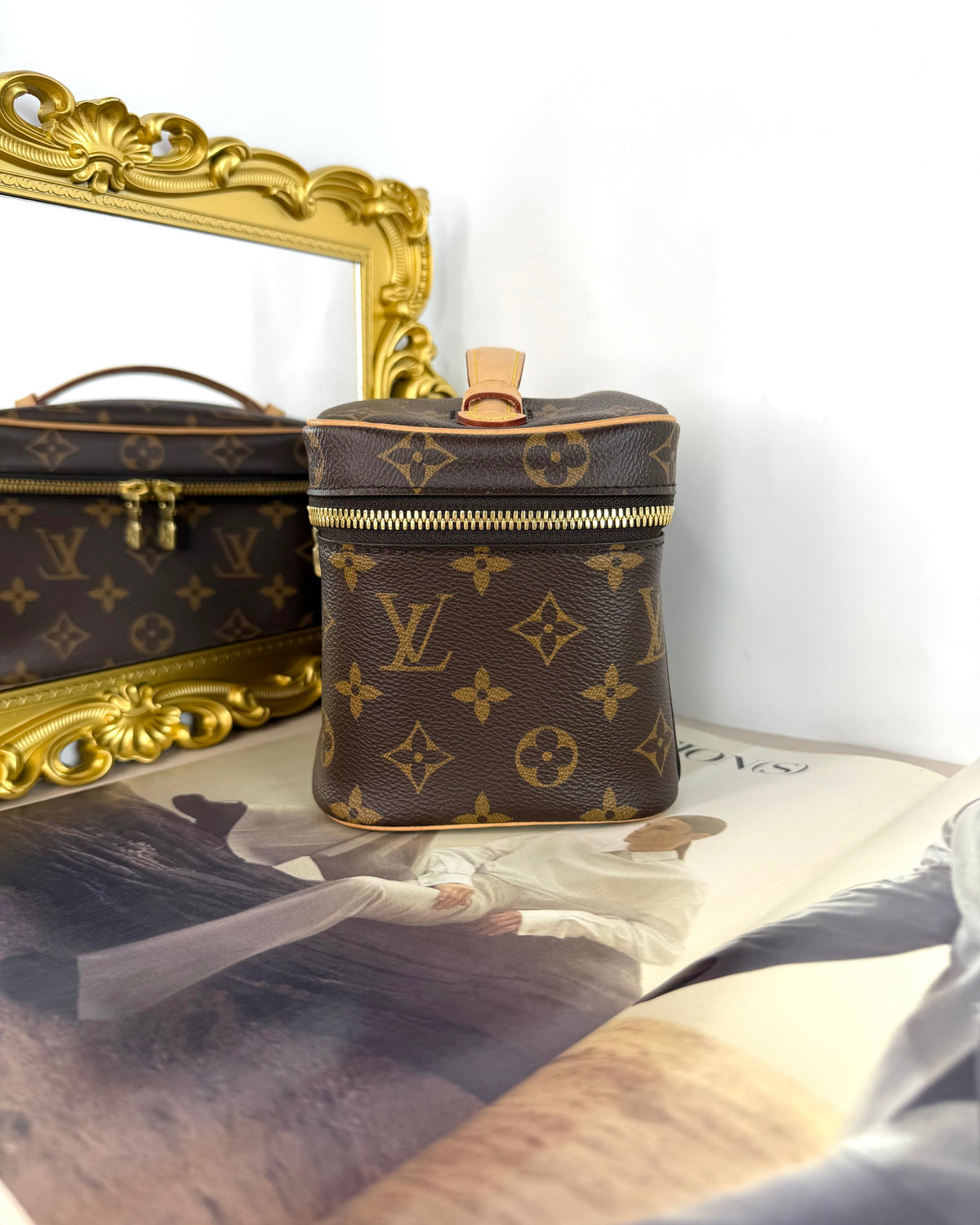Louis Vuitton Nice Mini Monogram Canvas Toiletry Pouch - Brown, Monogram - View 3