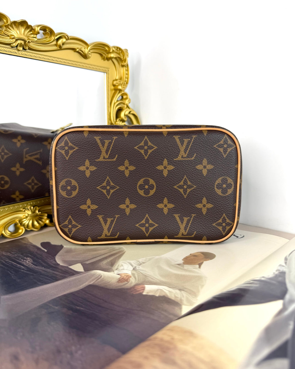 Louis Vuitton Nice Mini Monogram Canvas Toiletry Pouch - Brown, Monogram - View 5