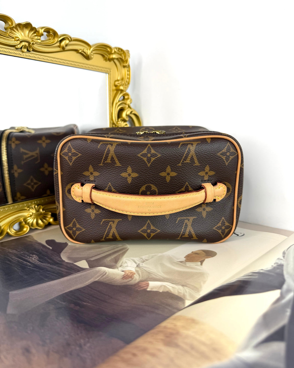Louis Vuitton Nice Mini Monogram Canvas Toiletry Pouch - Brown, Monogram - View 6
