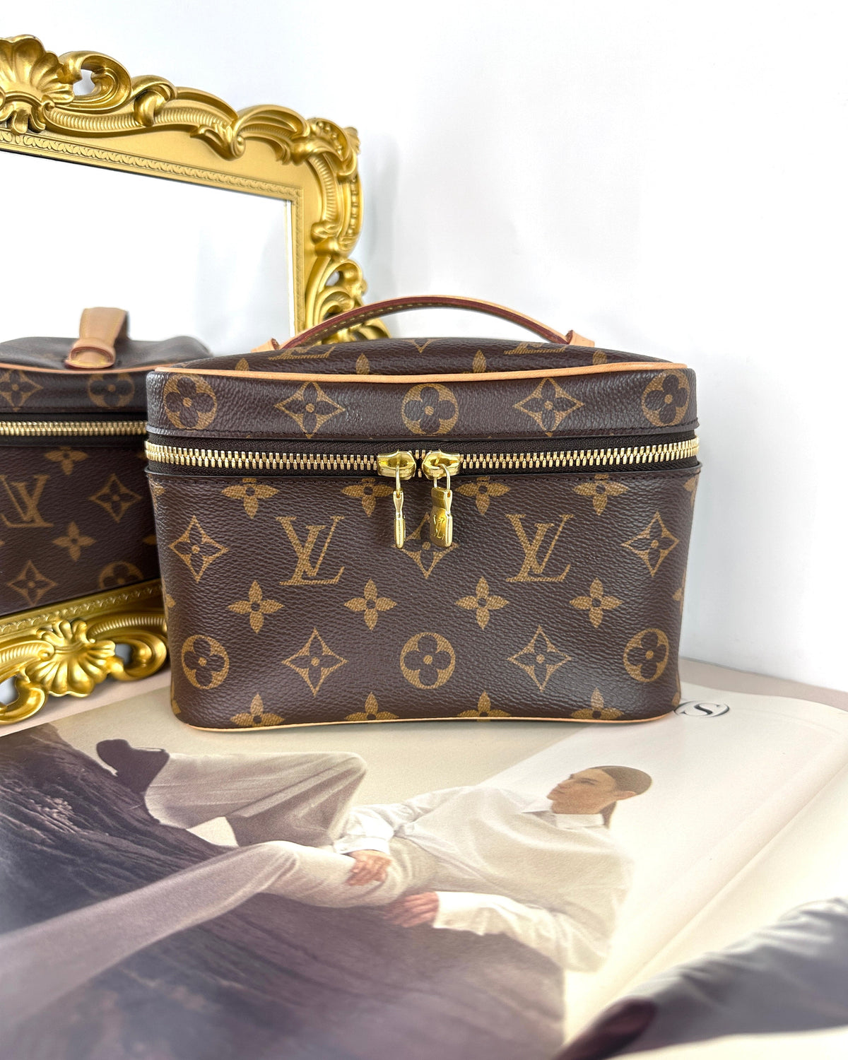 Louis Vuitton Nice Mini Monogram Canvas Toiletry Pouch - Brown, Monogram - View 1