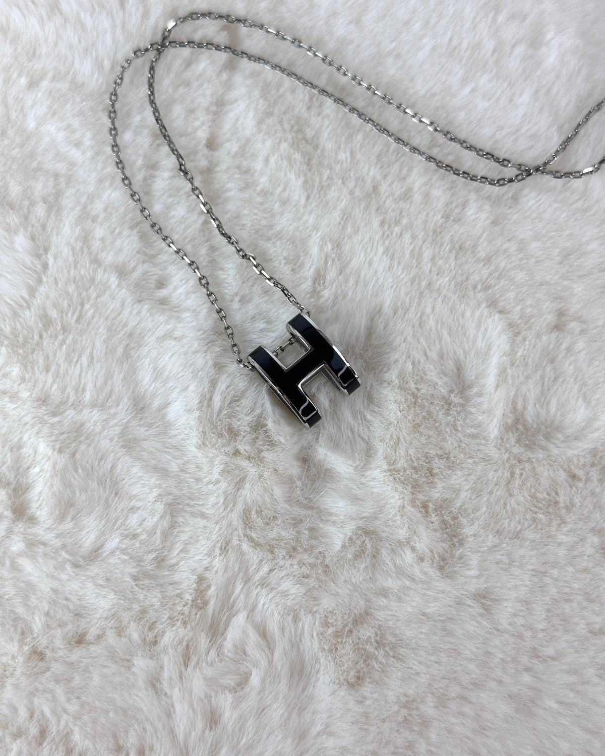 Hermès Mini Pop H - Noir & Sliver - View 1