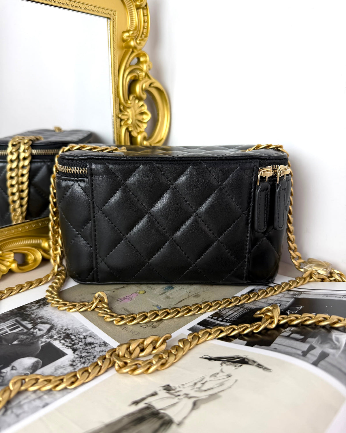Chanel Small Vanity Case with Chain - View 2