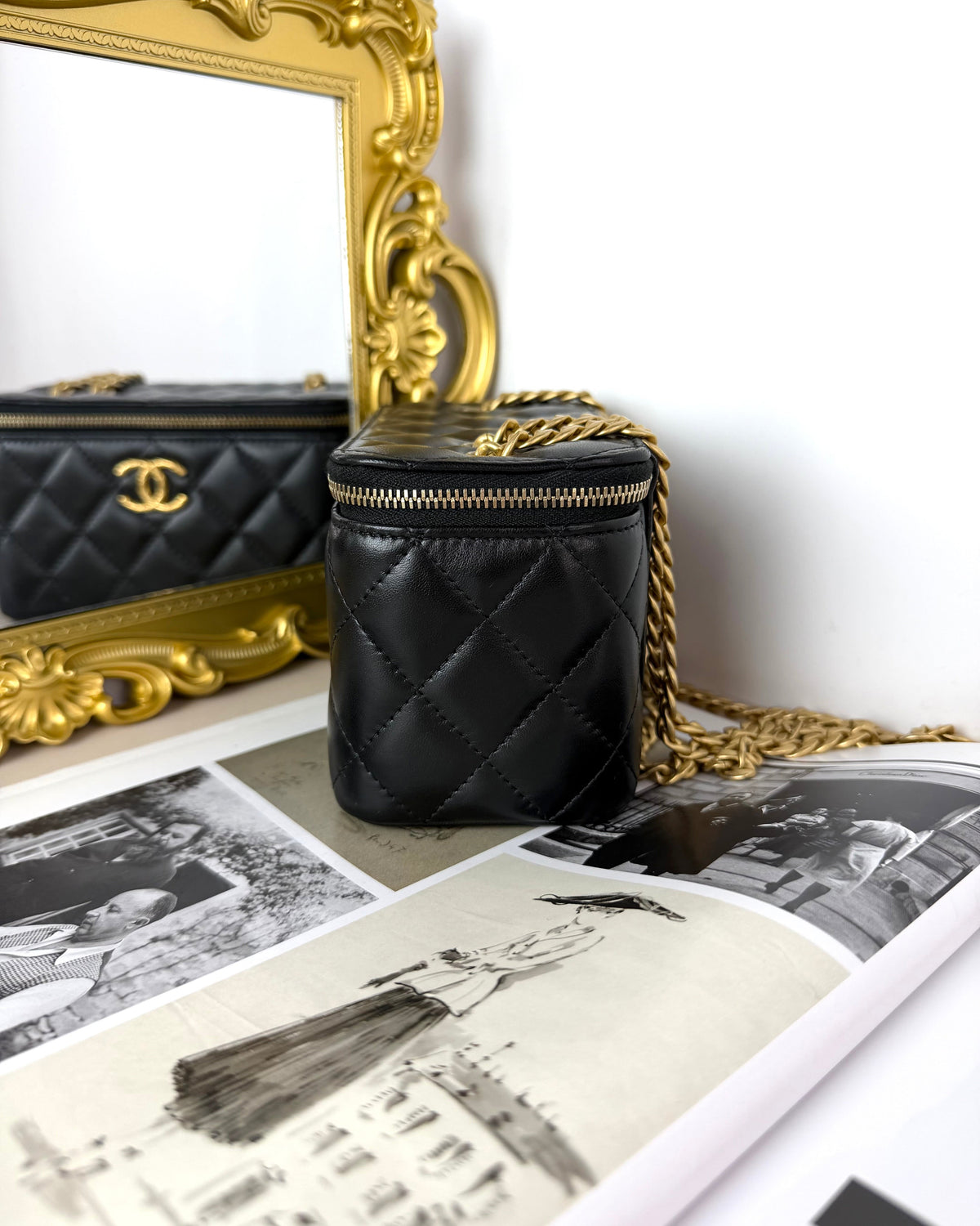 Chanel Small Vanity Case with Chain - View 3