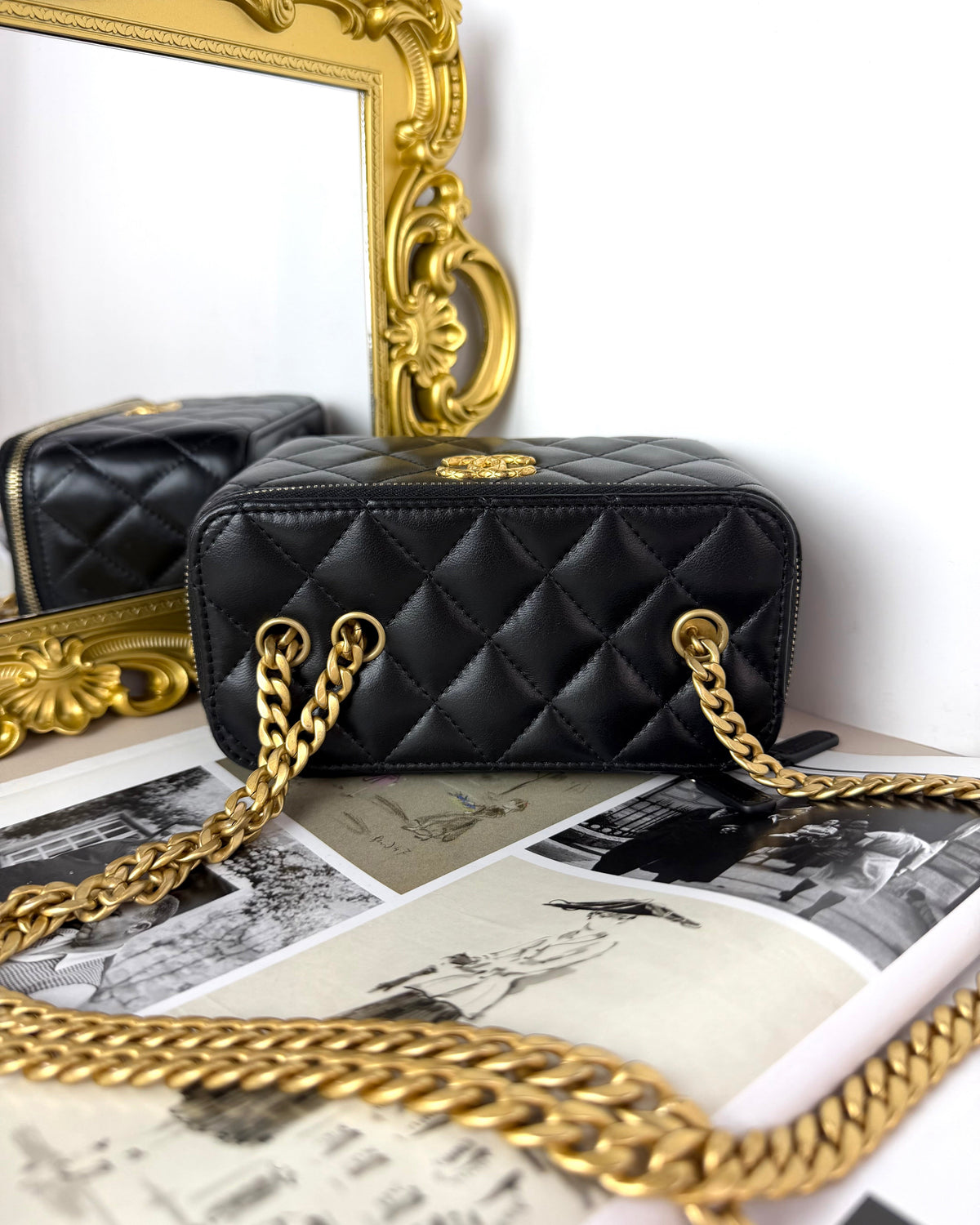 Chanel Small Vanity Case with Chain - View 6