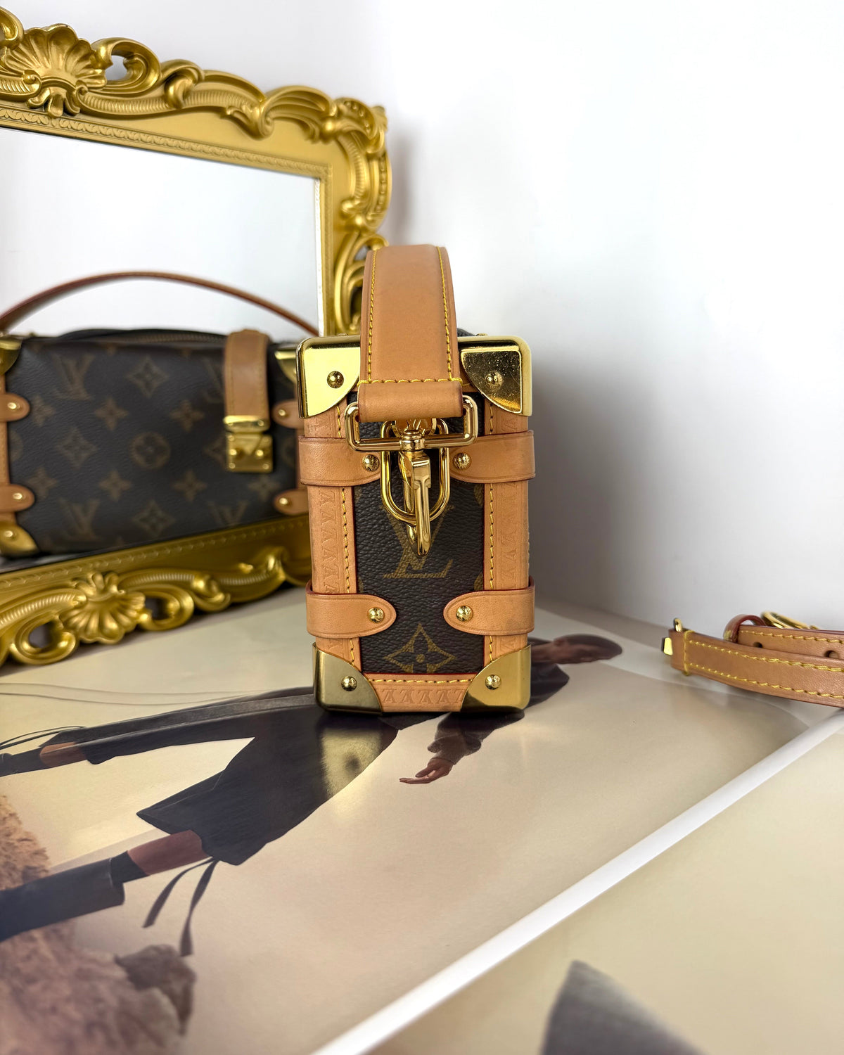 Louis Vuitton Side Trunk PM - Monogram, Brown - View 3