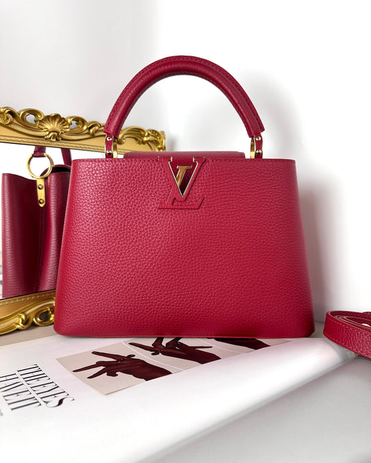 Louis Vuitton Capucines BB Bag - Scarlet Red - View 1