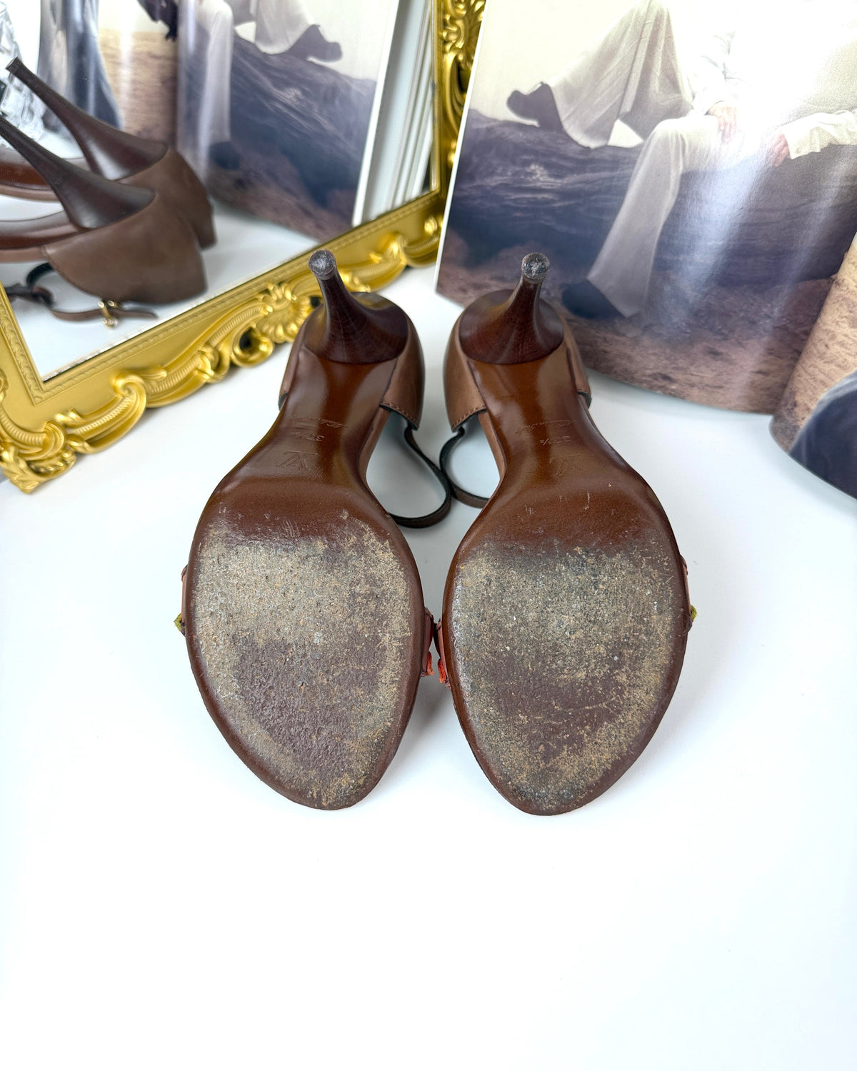 Louis Vuitton Aubepine Floral T-Strap Sandals - View 5