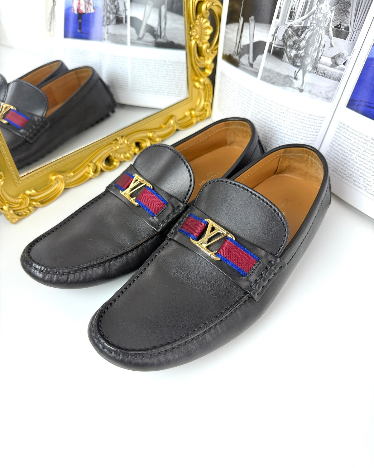 Louis Vuitton Hockenheim Moccasin - Black - View 3