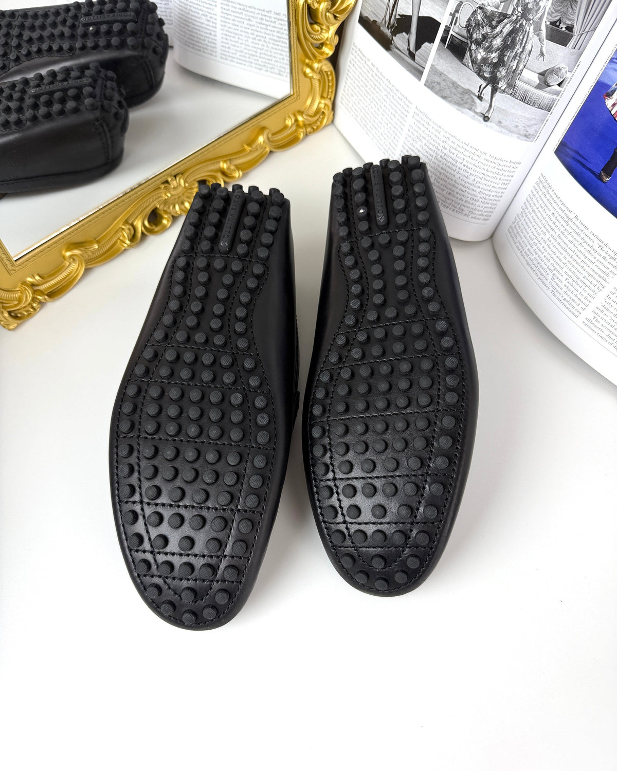 Louis Vuitton Hockenheim Moccasin - Black - View 5