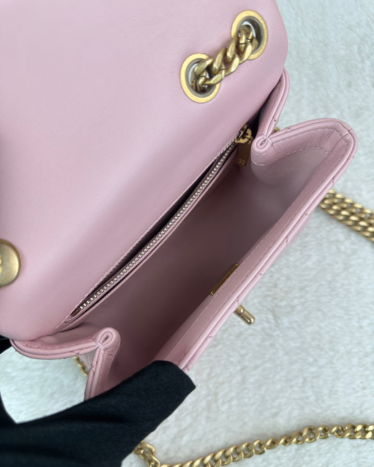Chanel Mini Square Flap Bag - Pink - View 6