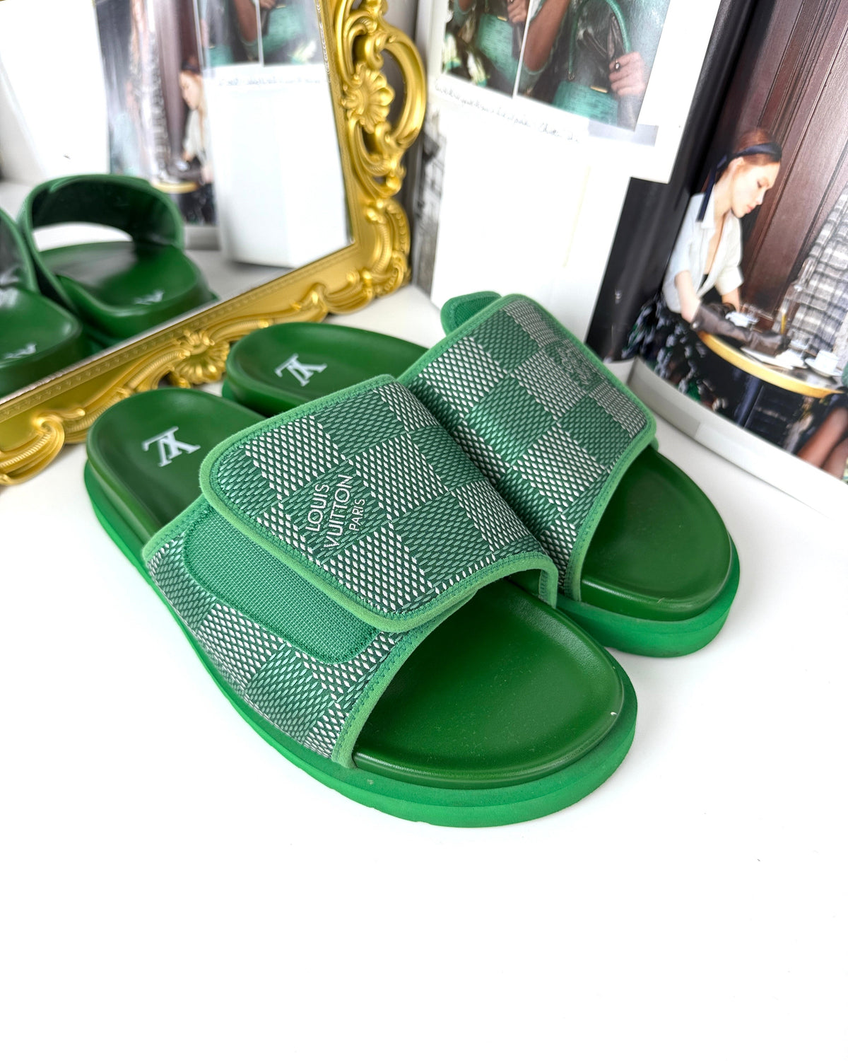 Louis Vuitton Damier Plaid Print - Green - View 2