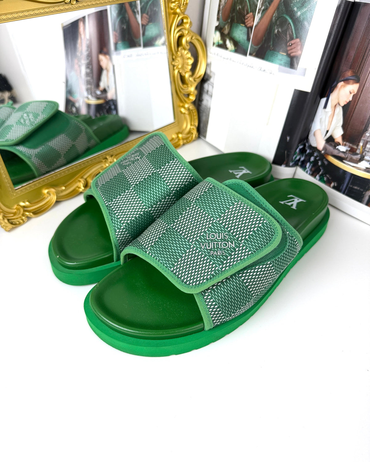 Louis Vuitton Damier Plaid Print - Green - View 3