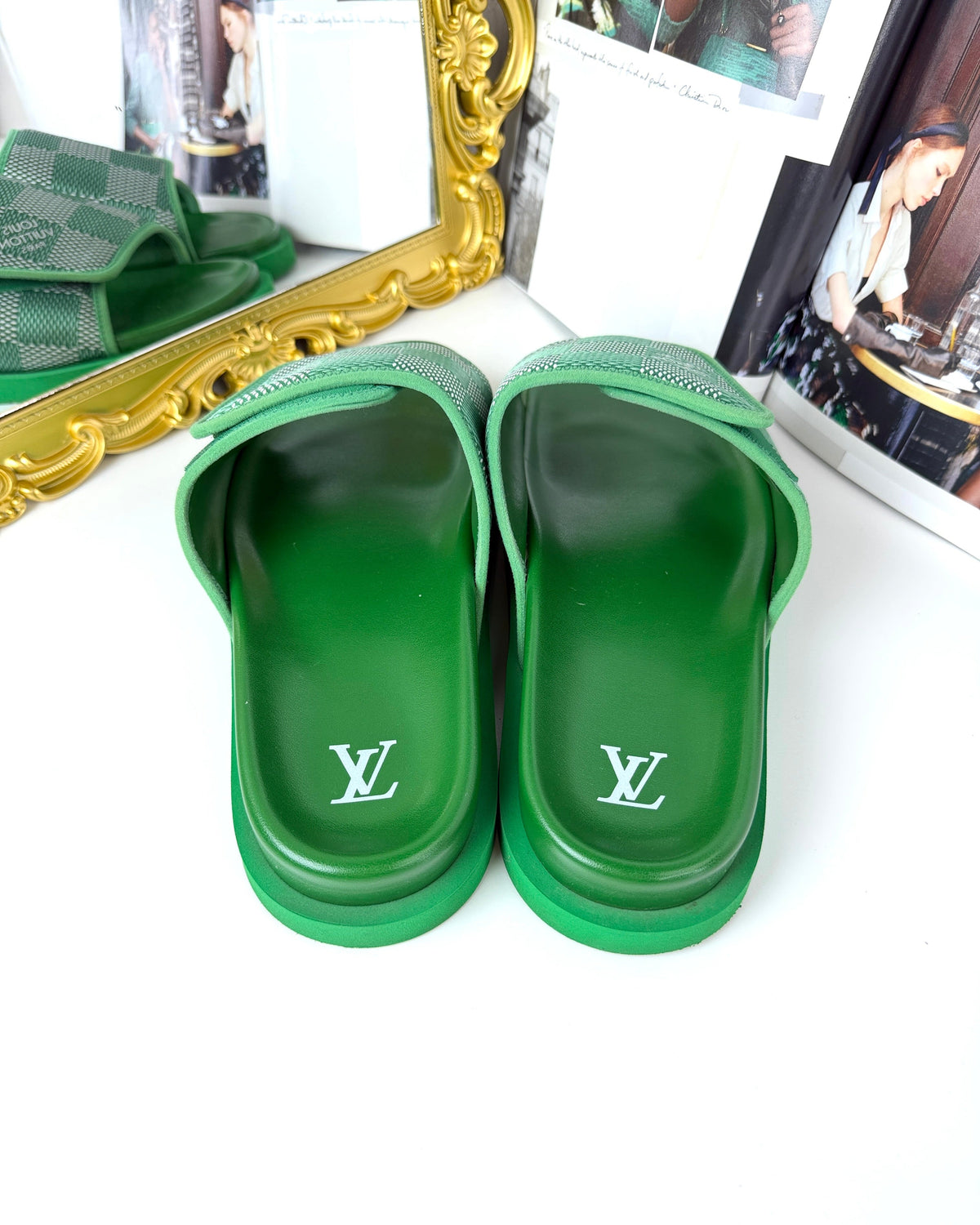 Louis Vuitton Damier Plaid Print - Green - View 4