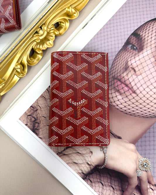 Goyard Saint Pierre Card Holder - Red - View 1