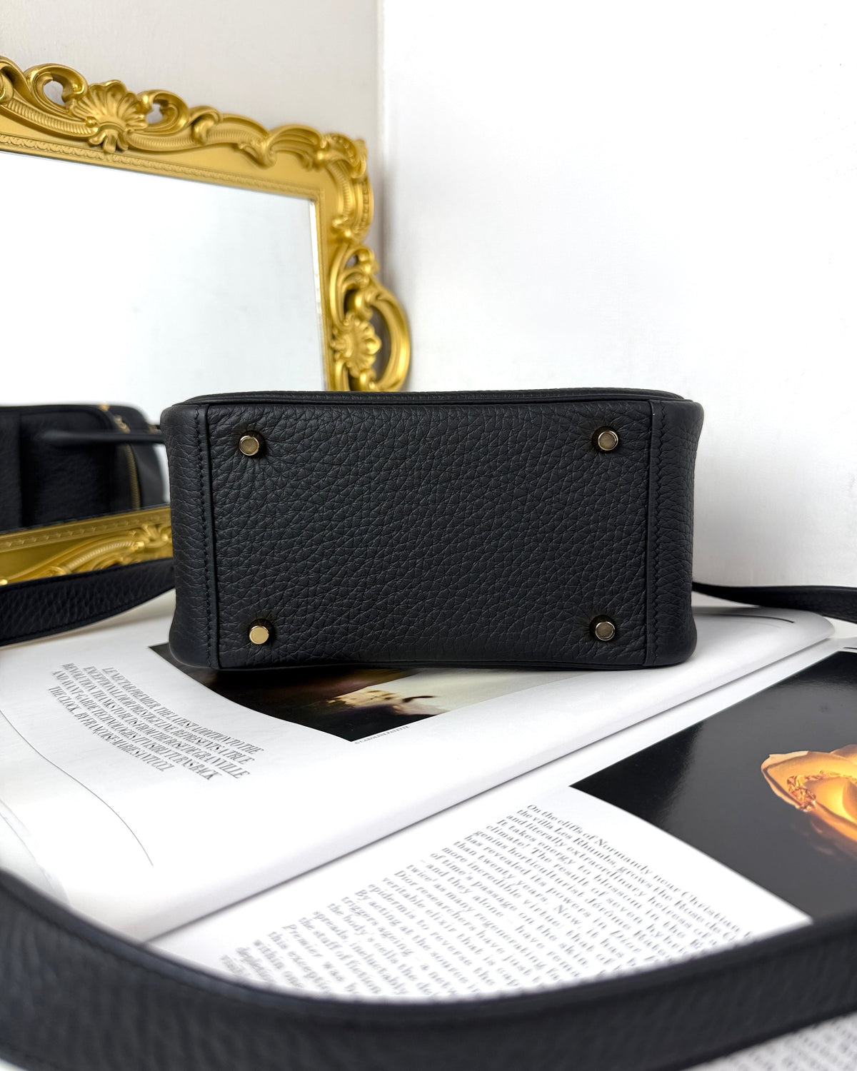 Hermès Mini Lindy Bag - Black - View 5